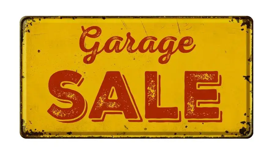 Dumpster rental for garage sale